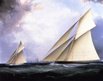 詹姆斯 E 巴特斯沃思 Puritan and Genesta, America's Cup 詹姆斯 E 巴特斯沃思 Puritan and Genesta, America's Cup